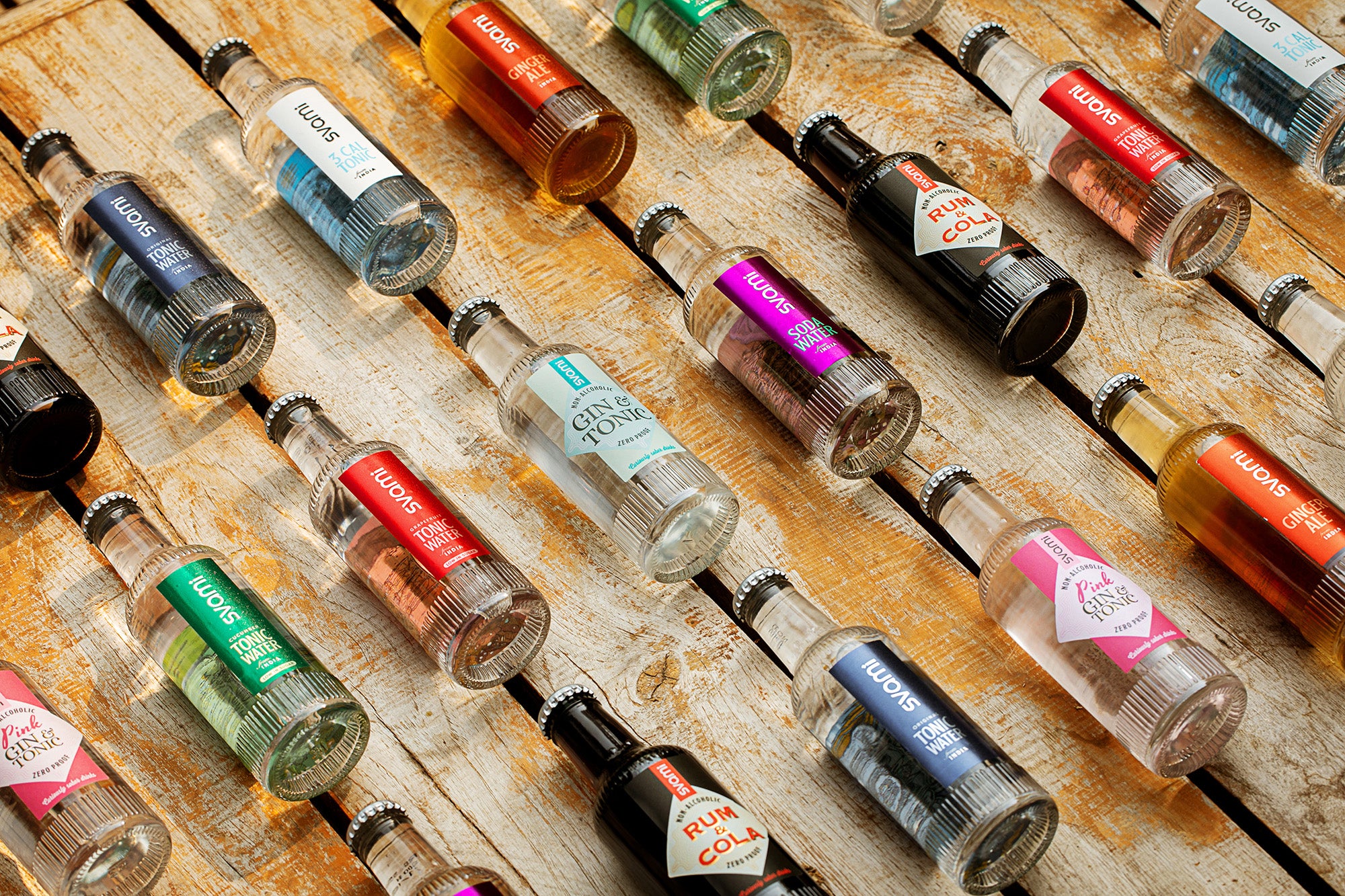 svami drinks mixers tonic water ginger ale zero proof drinks rum cola gin tonic non alcoholic