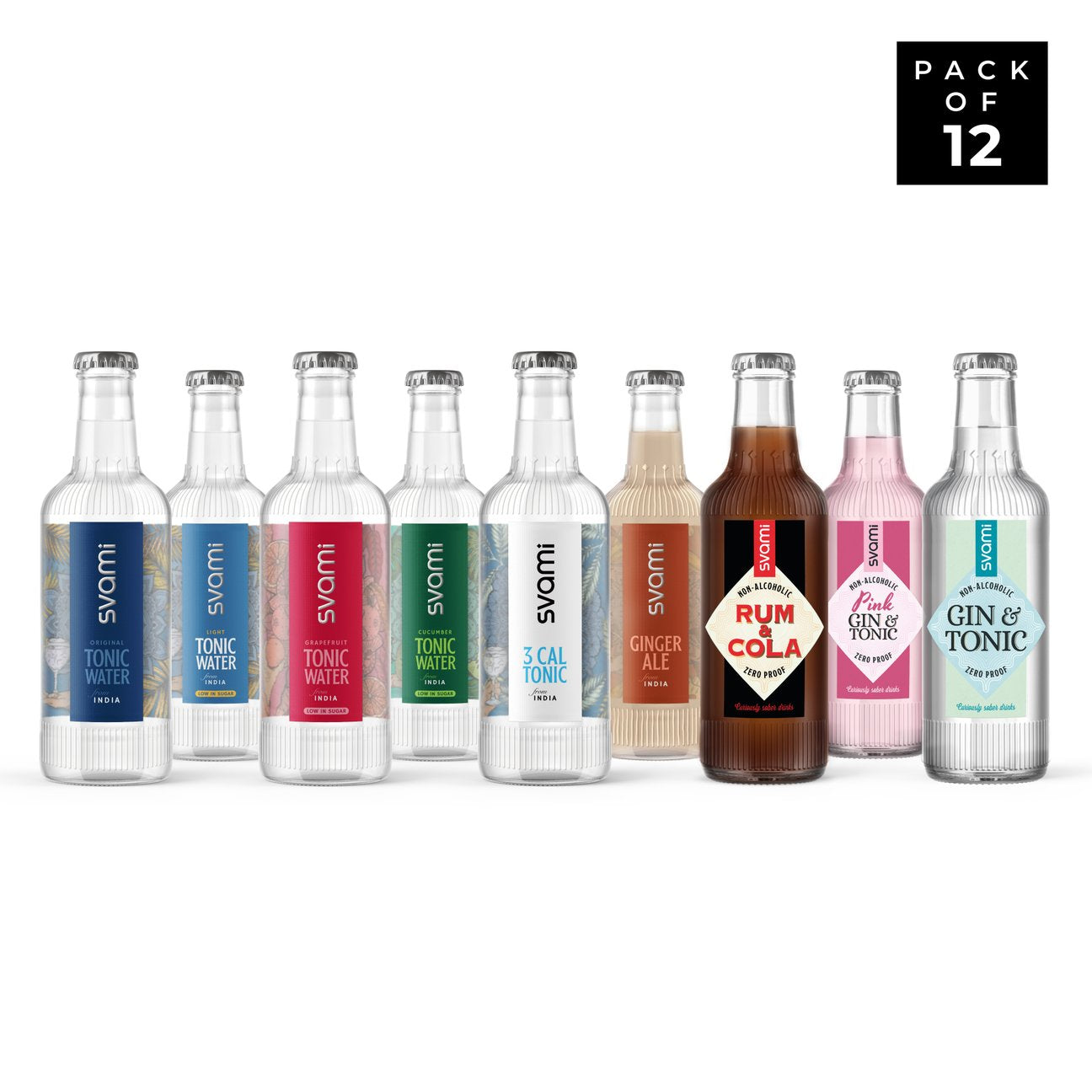 CRED Svami Experience Kit - Sampler Pack (Mixers + Non Alcoholic beverages)
